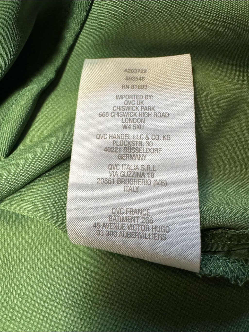 Susan Graver Stretch Peachskin Button-Front Green Shirt Size Xl — image 8 of 8